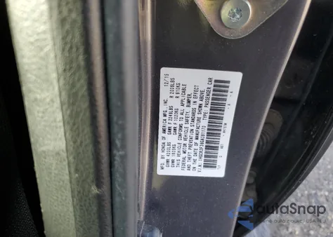 2016 Honda Accord Lx from USA, damaged, VIN 1HGCR2F38GA091170
